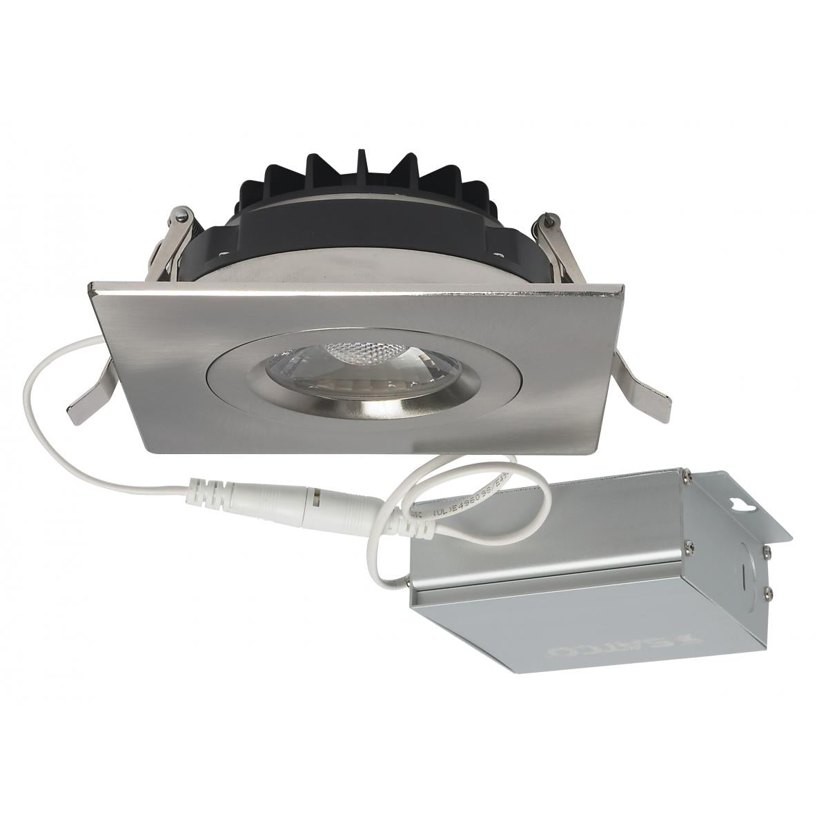 12 Watt Led Direct Wire Downlight Gimbaled 4 Inch 3000k 120 Volt Liberty Lighting 408 748 0496